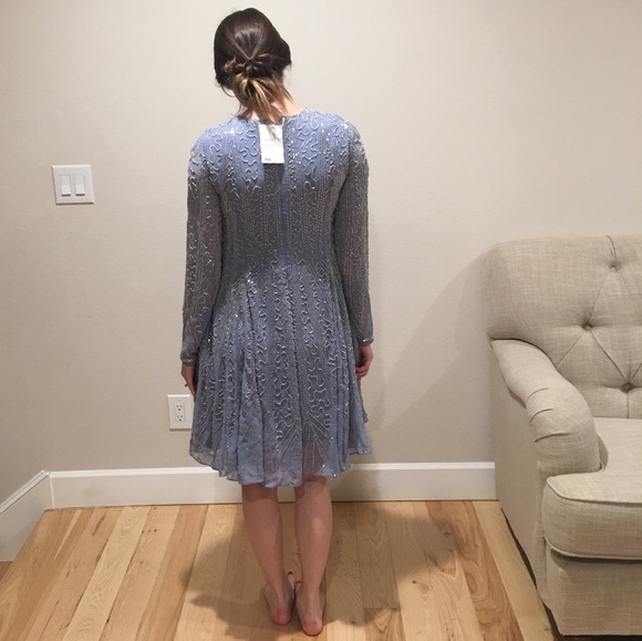Asos maternity dusty blue dress - Picture 3 of 7